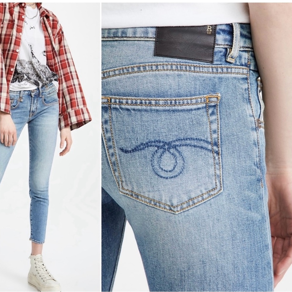 R13 Alison Skinny Jeans Size 28
